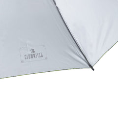 THE CLOWNFISH Umbrella Checks Border Series Single Fold Auto Open J- shape Handle Waterproof Taffeta Polyester 190 T Straight Umbrellas For Men and Women (Checks Border-Parrot Green)