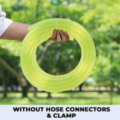 Homestic Basic PVC Water Pipe 10 Meter | Multi-Utility Water Pipe for Garden, Car Cleaning & Pet Cleaning | Durable, Light Weight, & Flexible Hose Pipe for Gardening | Yellow |