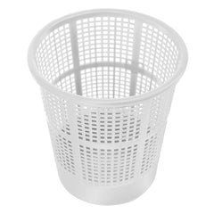 Kuber Industries Mesh Design Plastic Dustbin, Garbage Bin For Home, Kitchen, Office, 5Ltr.- Pack of 2 (White)-47KM0783