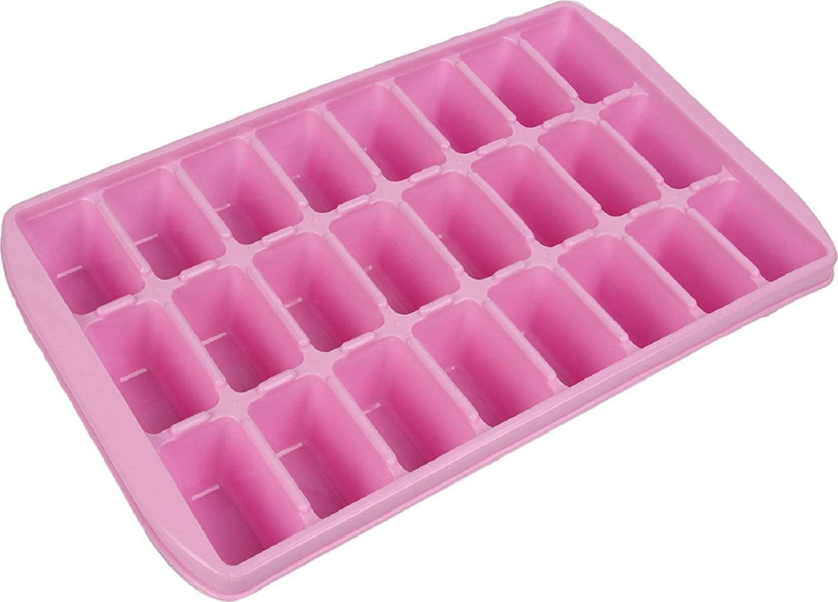 Kuber Industries Icet27 Plastic 24 Cubes Ice Tray, Multicolor, Standard