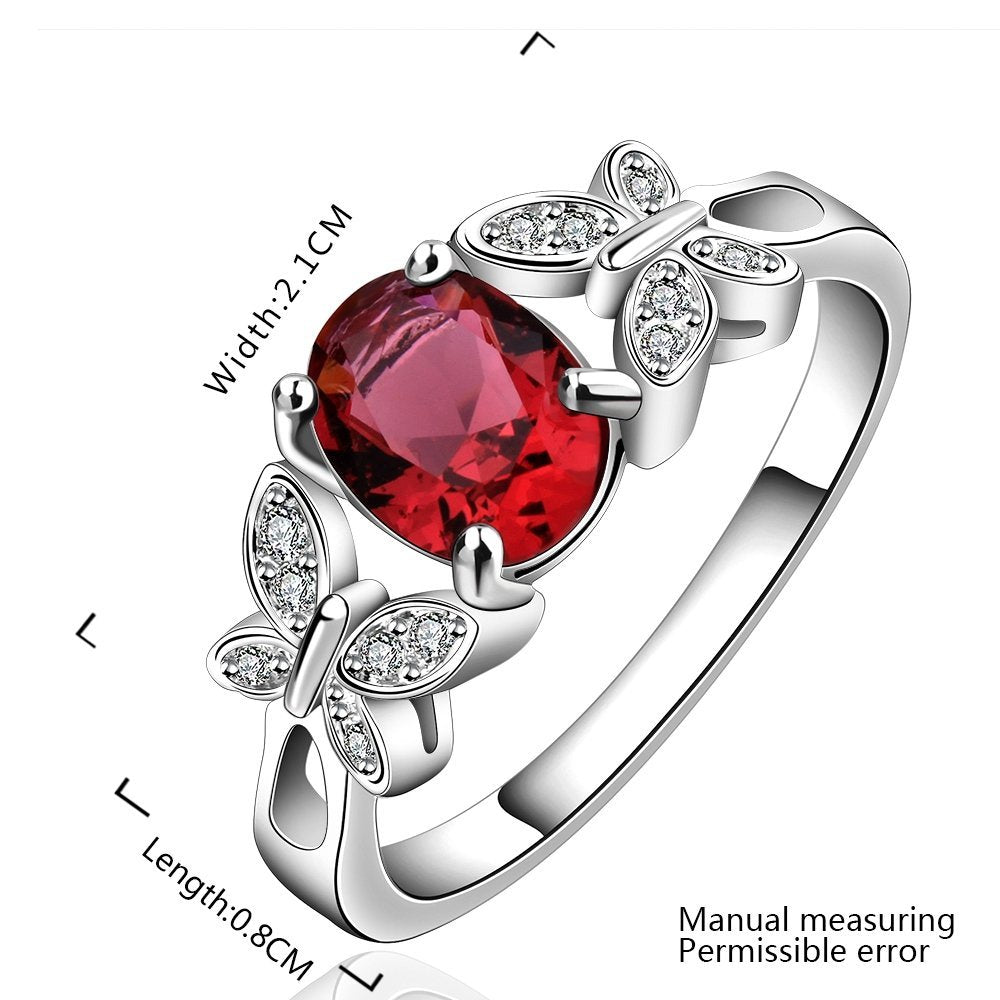 Red Ruby Manik 925 Silver Astrology Designer Ring at Rs 5100 in Jaipur