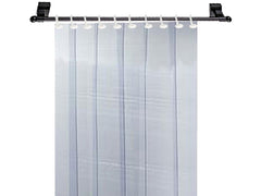 Kuber Industries Plastic Curtain - 82x53 Inches (Transparent)