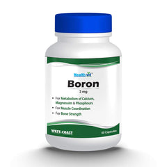 Healthvit Boron 3 mg - 60 Capsules