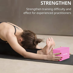 Strauss Yoga Block, (Pink)
