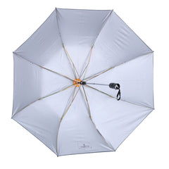 THE CLOWNFISH Umbrella Drizzle Series 2- Fold Auto Open Waterproof Pongee Umbrellas For Men and Women (Stripes Design- Bottle Green)