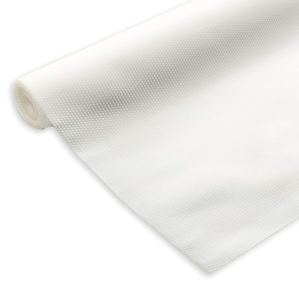 Kuber Industries Multipurpose, Waterproof, Super Strong, Anti Slip Diamond Textured Mat/Sheet for Kitchen Drawer, Cupboard Shelf, Fridge, Bathroom Shelves Liner-45X150 cm (1.5 Mtr,White)-KUBMART11700