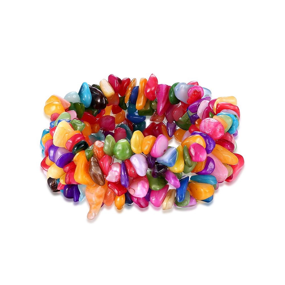 YELLOW CHIMES Bunch of Natural Stone Multi Color Bracelet for Women & Girls …
