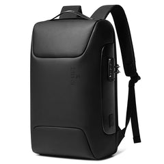 The Clownfish Multi Functional Water Proof Anti Theft 15.6 inch Laptop Backpack (Black)
