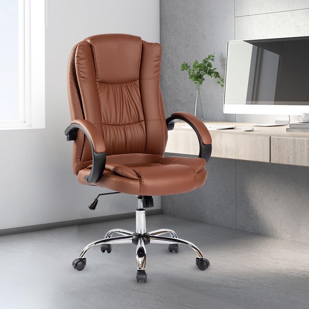 USHA Brown Office Chair|USHOC106BRN
