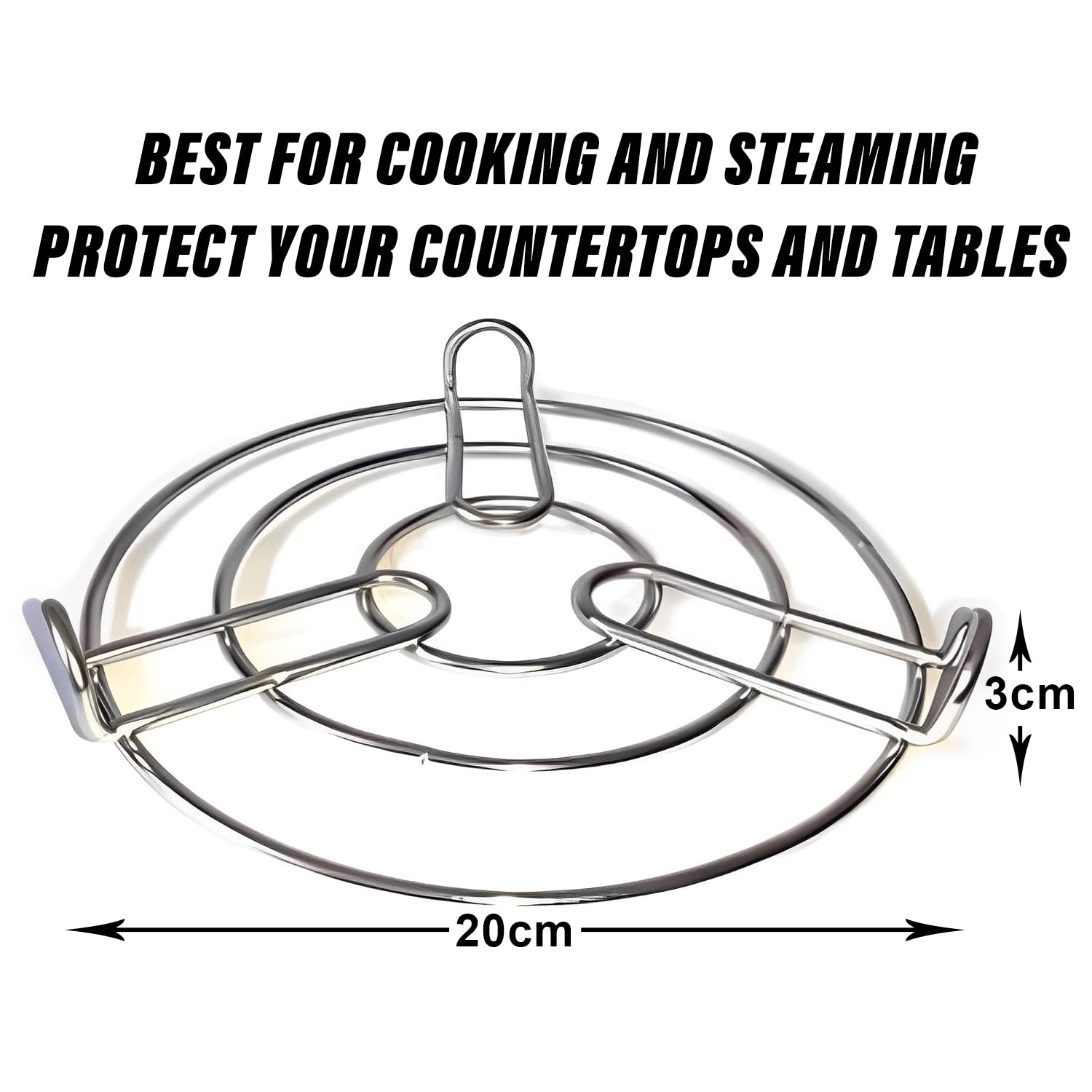 Kuber Industries Iron Stand, Stainless Steel Trivet