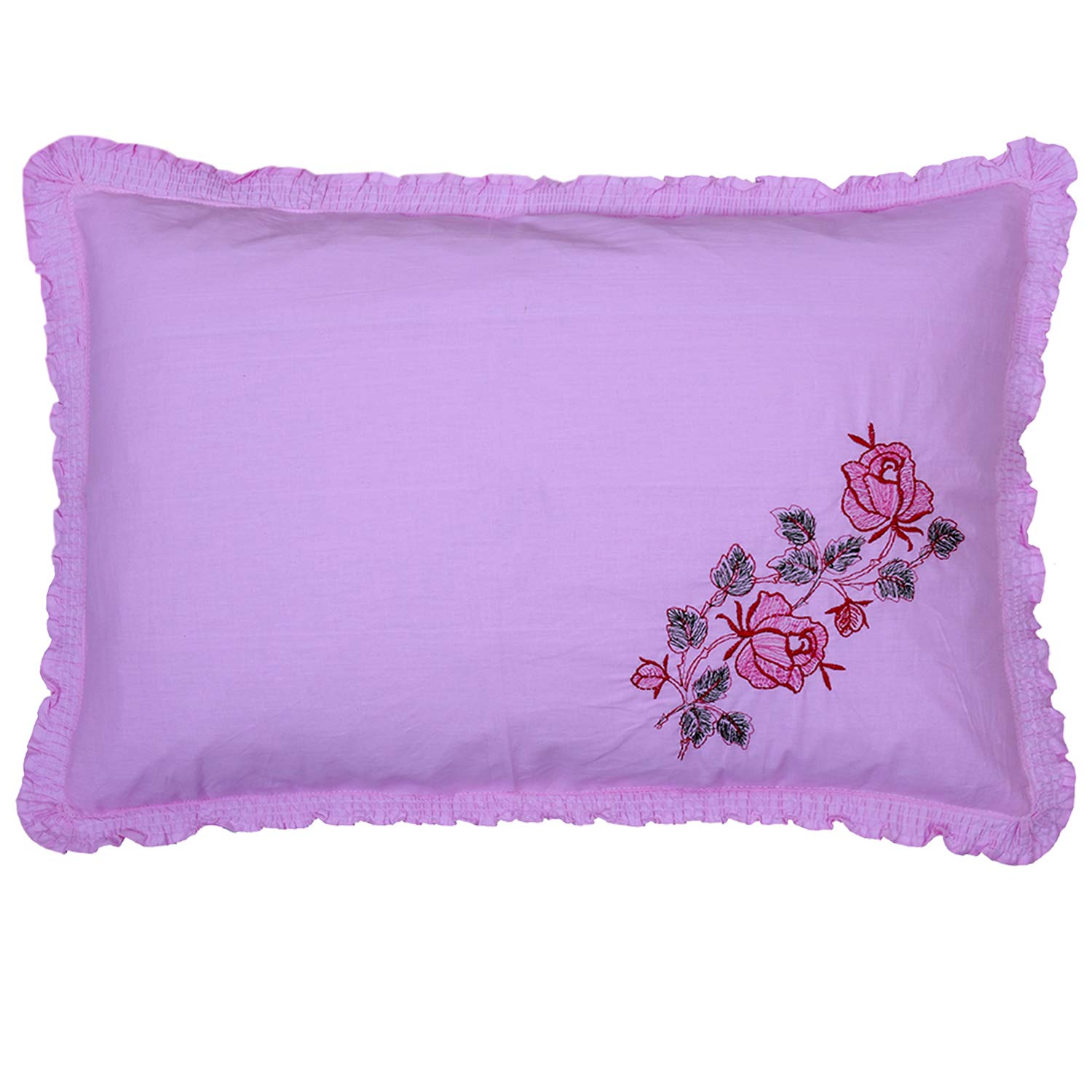 Kuber Industries Embroided Design Piece Cotton Pillow Cover Set-17