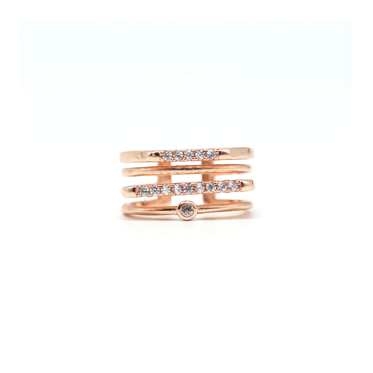 Joker & Witch Liel rosegold ring for women