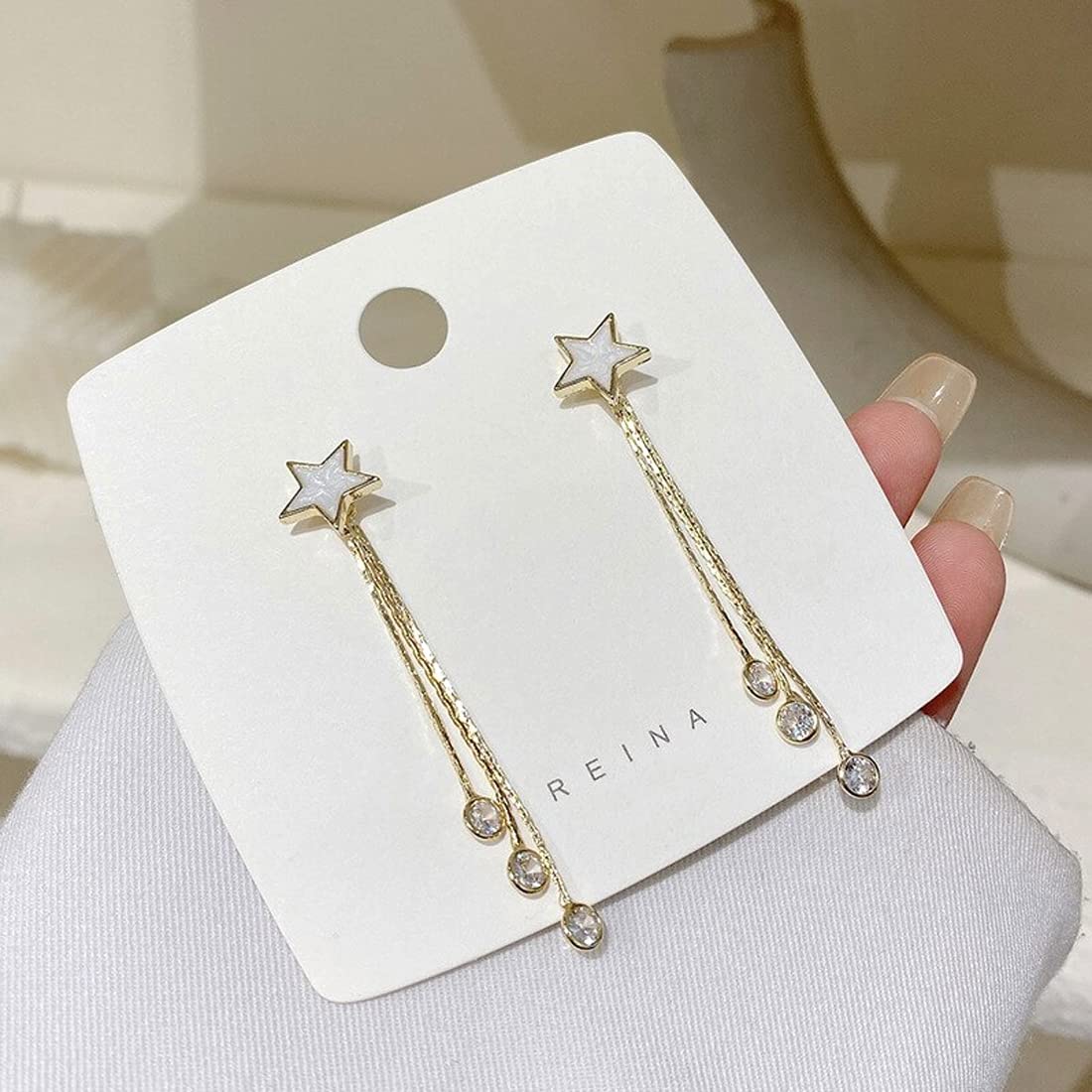 Buy online Star Shaped Earrings With Studs from fashion jewellery for Women  by Karrat 22 for ₹399 at 0% off | 2024 Limeroad.com