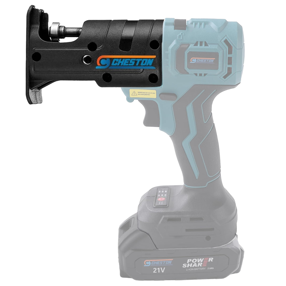 Cheston One 21V Cordless Multi-Tool Jigsaw Head Attachment - Versatile DIY Power Cutting Tool with 2800 RPM and 13mm Stroke Length (Mainframe, Battery & Charger Sold Separately)