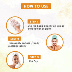 Kozicare Sandal Soap Bars | Kojic Acid Soap | Soap for Men & Women | Bathing Soaps for Natural Glowing Skin | Repairs Dull Skin | Hydrates & Leaving Softness | Bath Soap Combo Offers - Pack of 3
