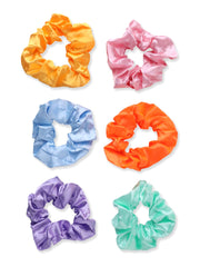 Yellow Chimes Scrunchies for Women Hair Accessories for Women 6 Pcs Satin Scrunchies Set Rubber Bands Multicolor Scrunchie Ponytail Holders Hair Ties for Women and Girls Gifts for Women and Girls