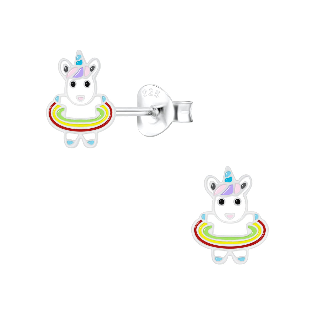 Raajsi by Yellow Chimes 925 Sterling Silver Stud Earring for Girls & Kids Melbees Kids Collection Unicorn Designed |Birthday Gift for Girls Kids | With Certificate of Authenticity & 6 Month Warranty