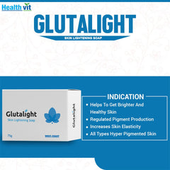 Glutalight Skin Lightening Soap with 1% Glutathione |Reduces Dark spots, Age Marks |for Skin Brightening – 75GM (Pack of 2)