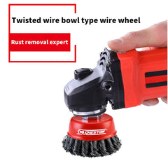 Cheston CH-TWRCPBS 3” Twisted Wire Cup Brush Knotted Abrasive Wheel –  GlobalBees Shop