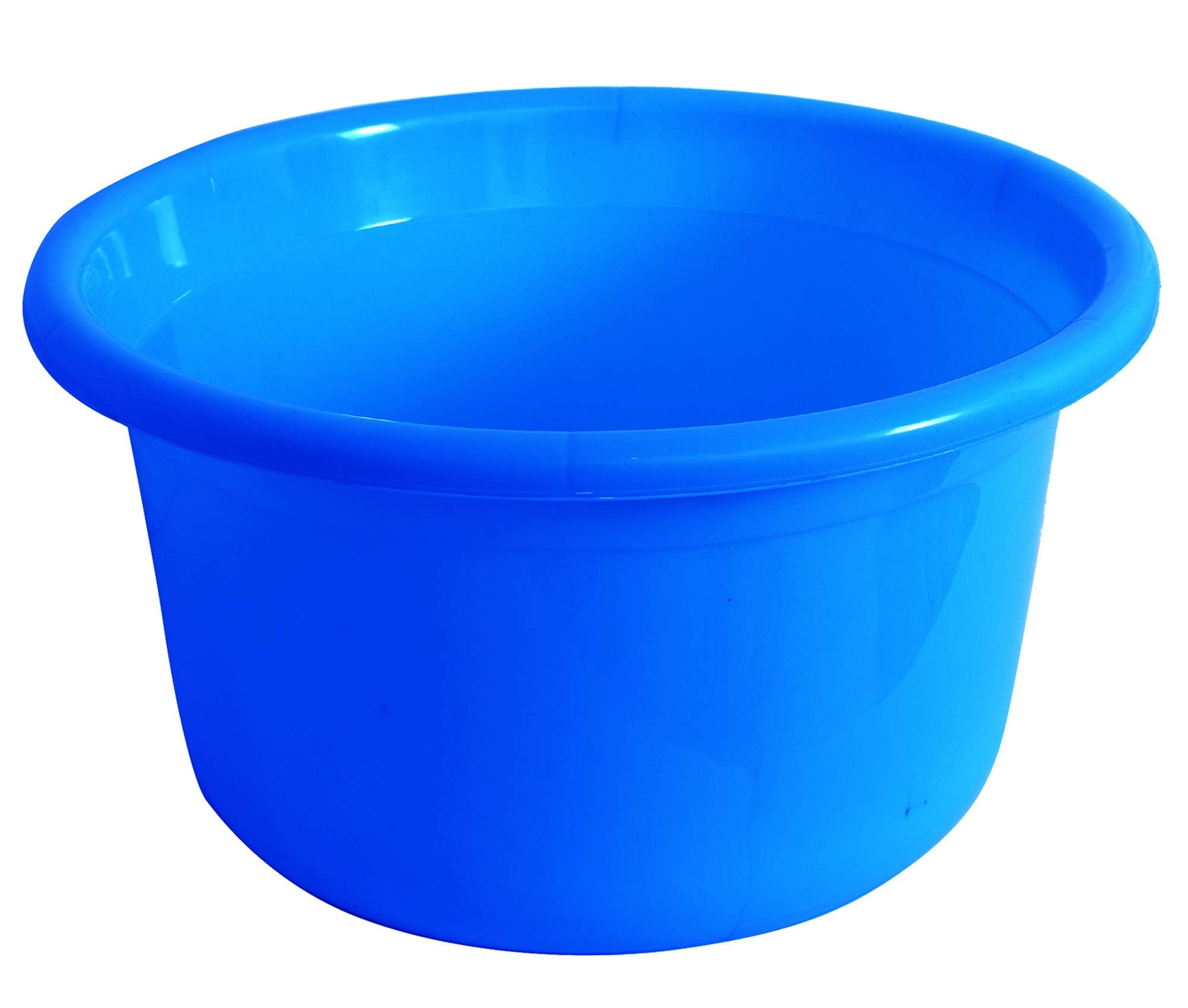 Kuber Industries Unbreakable Plastic Multipurpose Bath Tub/Washing Tub 25 LTR (Blue)