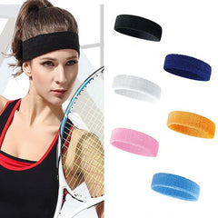 Yellow Chimes Head Band for Women Men Gym Headband for Men Sports Headband for Workout Hairband Elastic Exercise Headband for Women Sweatbands for Running, Gym, Yoga, Cycling, Tennis, Cricket and Other Sports - Unisex Wearability