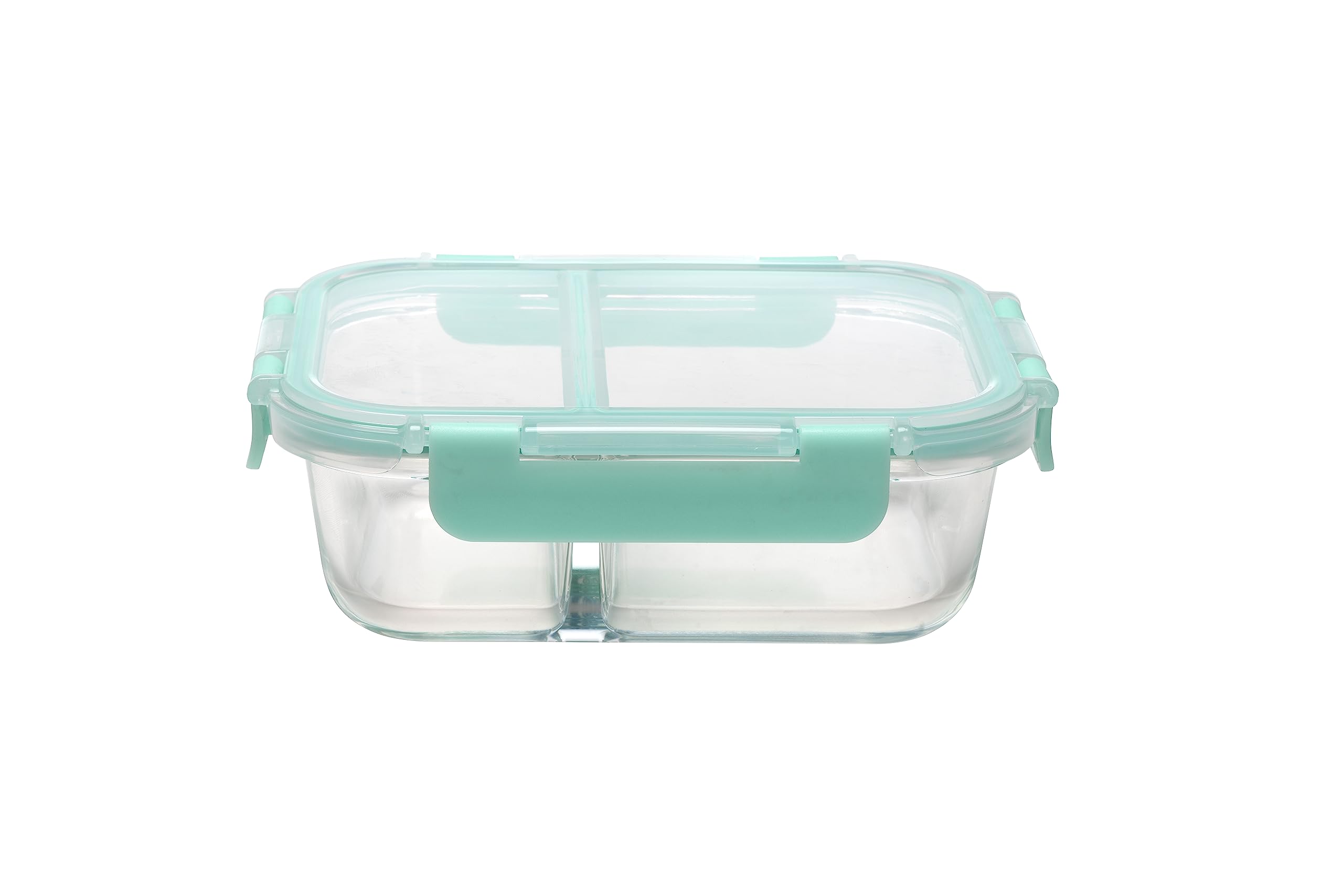 Microwave Safe Office Two Compartment Lunch Box Set Safety Lock Airtight  Tiffin