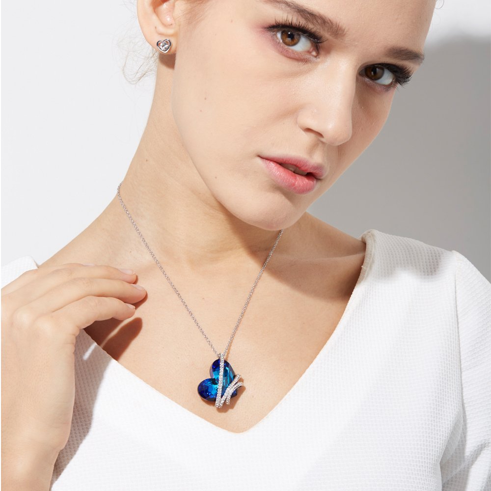 Women's Pandora Ocean Heart Necklace Jewelry-Pandora zigzag ring