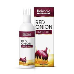 Haironic Hair Science Red Onion Oil- Anti Hair Loss, Nourishing Hair Treatment With Real Onion Extract - Intensive Hair Fall, Dandruff Control Hair Oil - 100ml