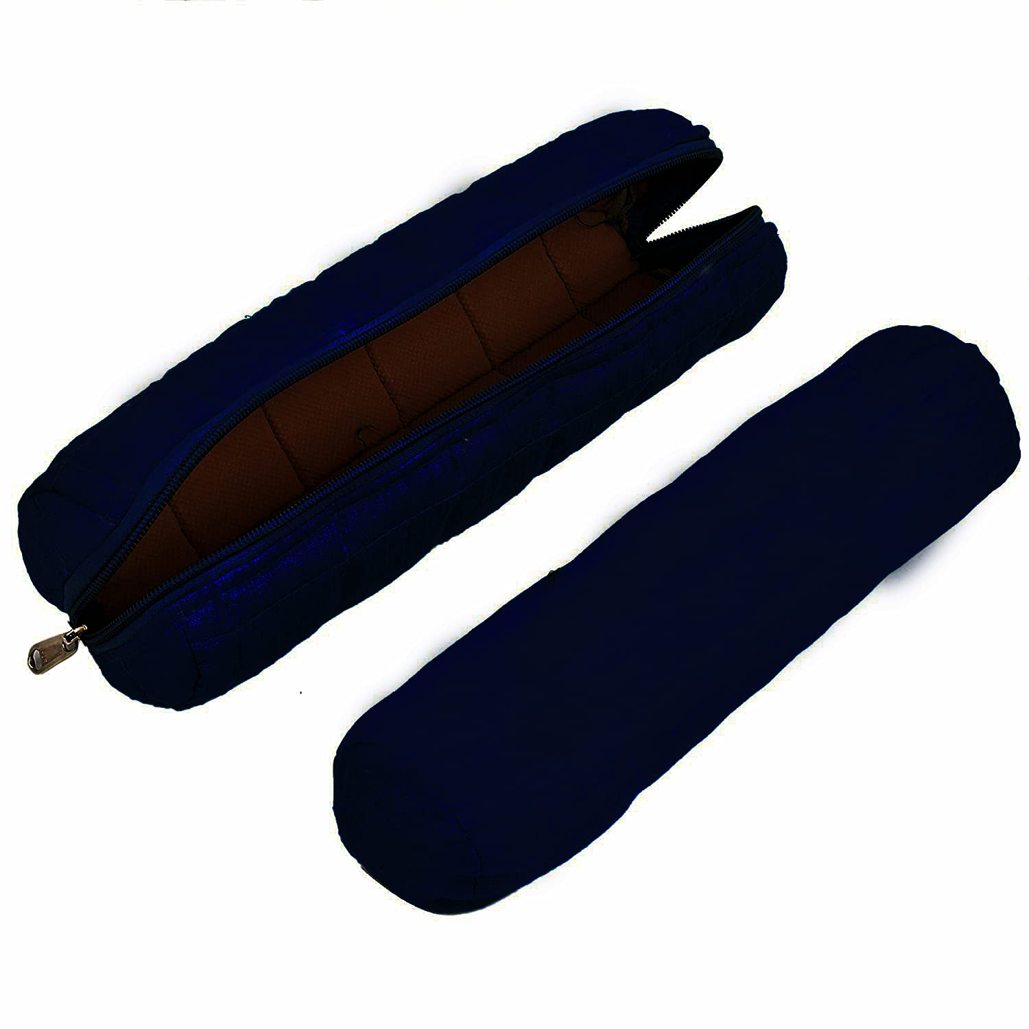 Kuber Industries One Roll Bangle Organizer|Watch Case|Bracelet Organizer Pouch (Navy Blue)