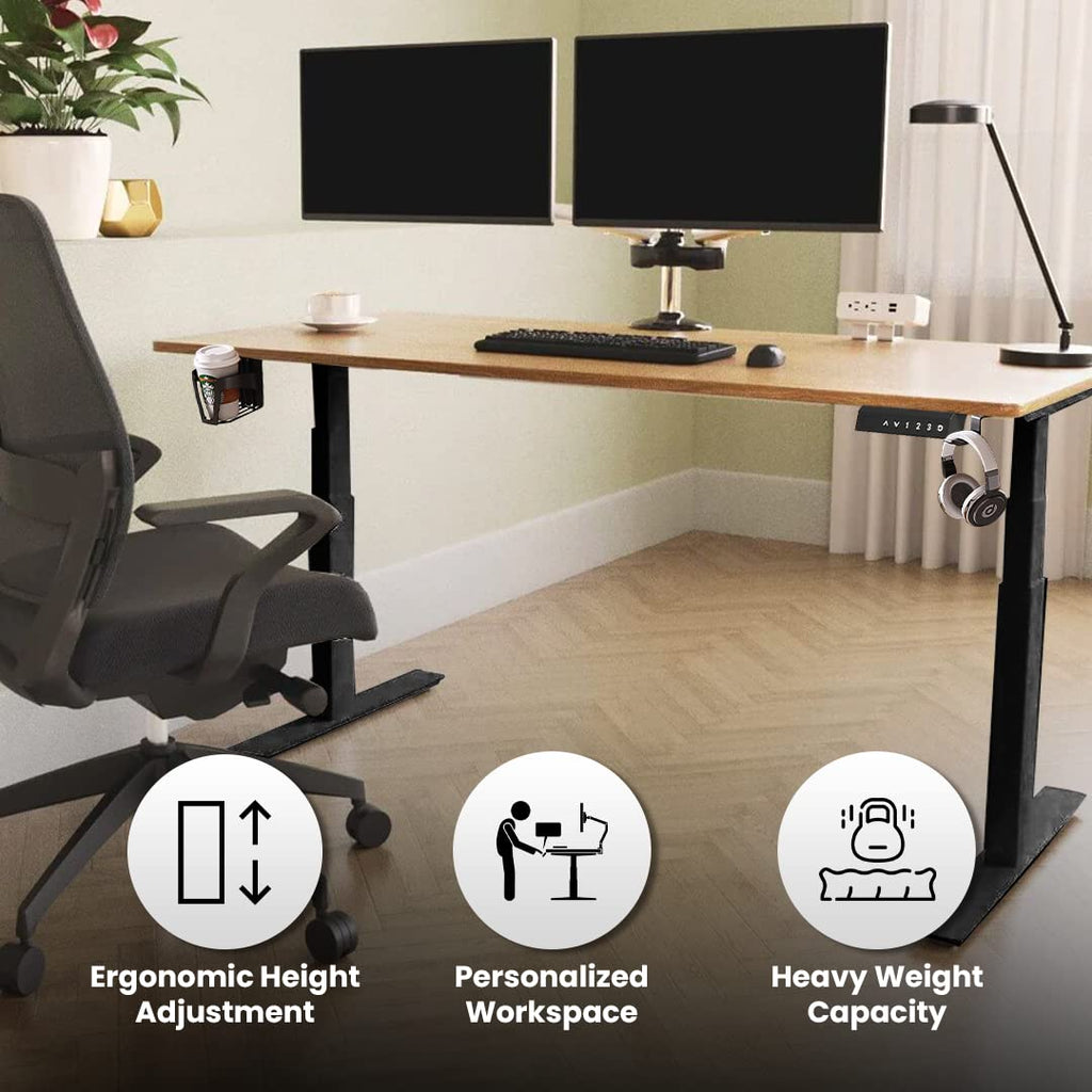 The Better Home Electric Standing Computer Desk Adjustable Height ...