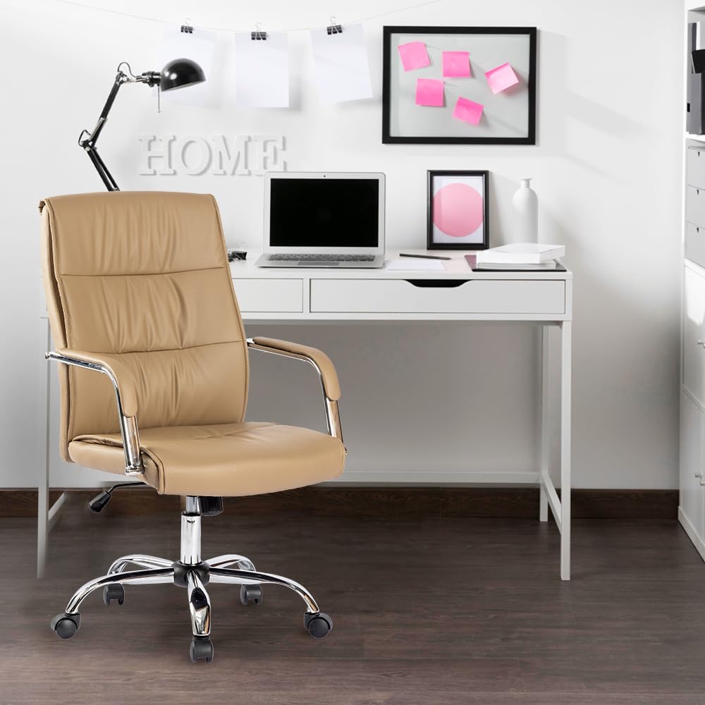 USHA Beige Office Chair|USHOC104BEIGE