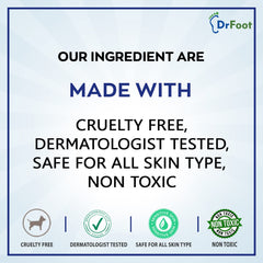 Dr Foot Ultra Sweat Absorbing Foot Powder Helps to remove Sweaty Feet with Unique Absorbent Formula with Zinc Oxide, Tricalcium Phosphate - 100 Gm