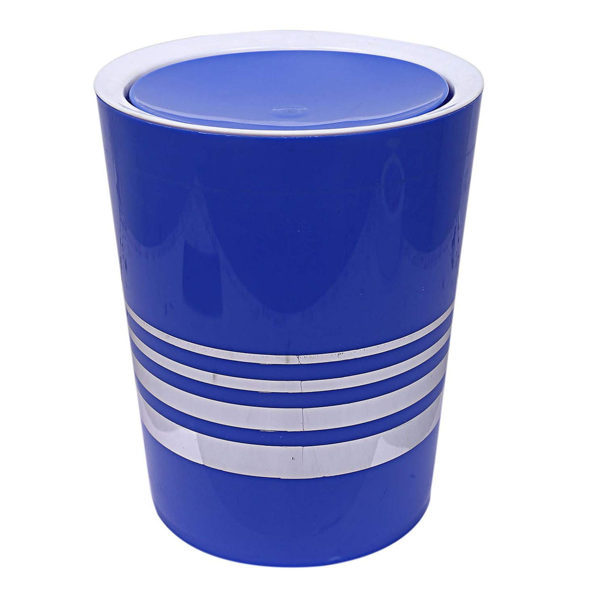 Kuber Industries Plastic Swing Lid Garbage Waste Dustbin, 5 Liters (Blue) - CTKTC22844