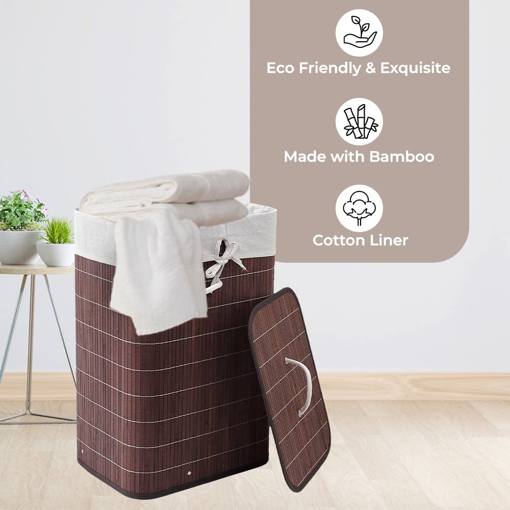 Kuber Industries Round Cloth Foldable Laundry Basket Bag Set of 2 Pcs, Big  & Small,Multi Color, Standard (CTKTCVA41) : Amazon.in: Home & Kitchen