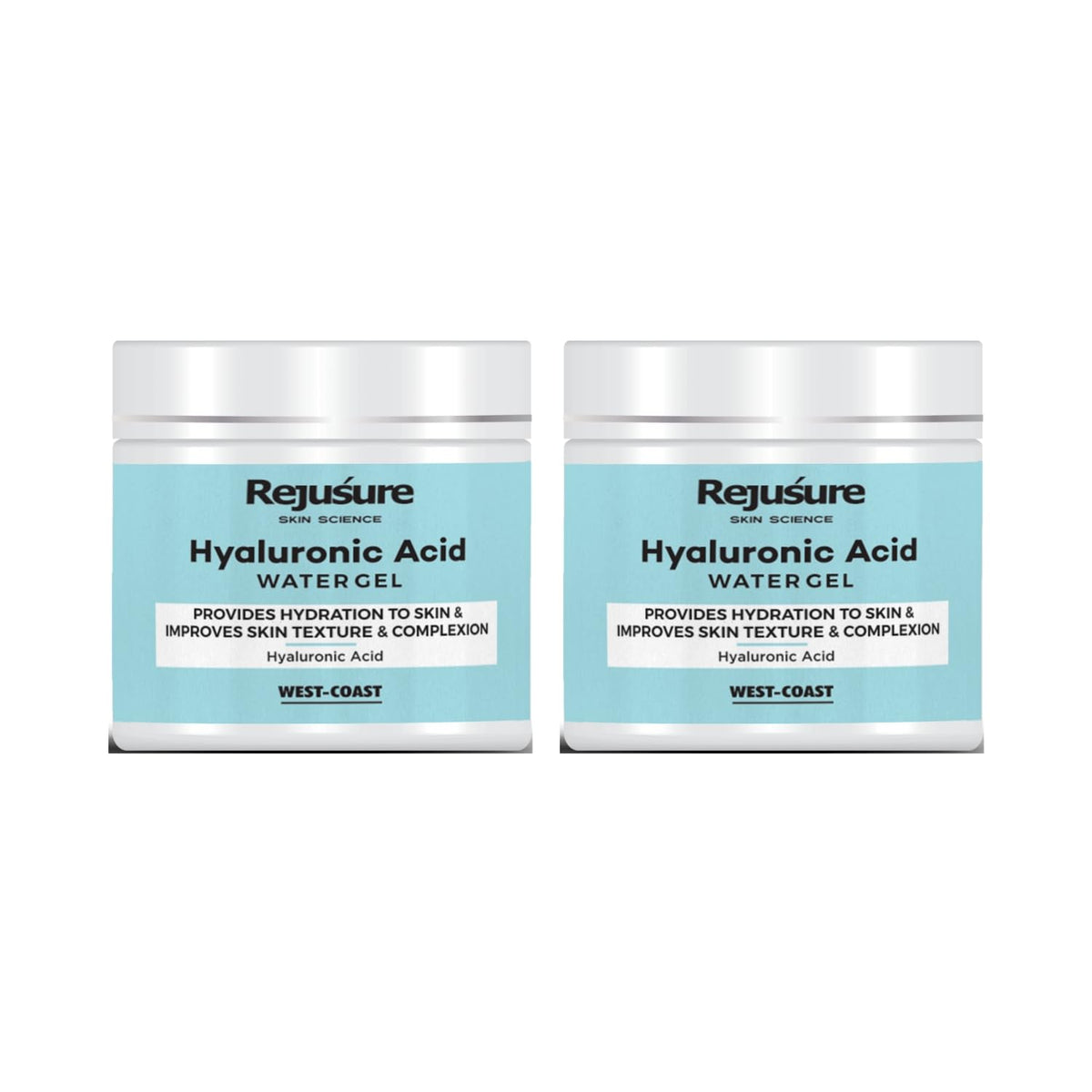 Rejusure Hyaluronic Acid Gel – Provides Hydration to Skin and Improves Skin Texture and Complexion – 50gm (Pack of 2)