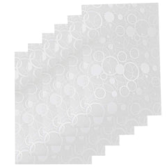 Kuber Industries Pvc Fridge Mat Set (Ctktc6969, White) - 8 Pieces(Polyvinyl Chloride)