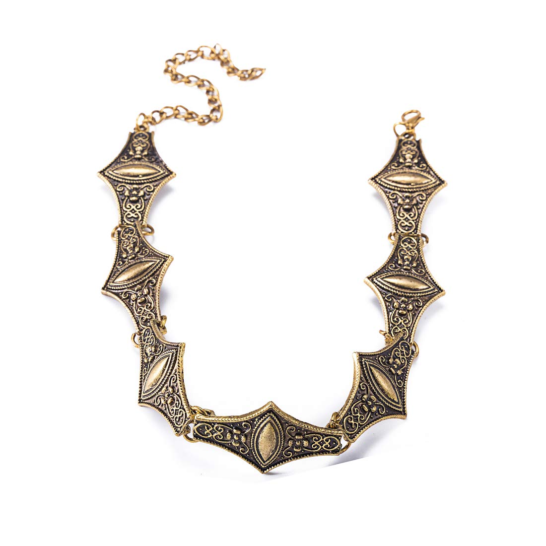 Yellow Chimes Vintage Charm Collar Choker Gold Necklace for Women And Girls