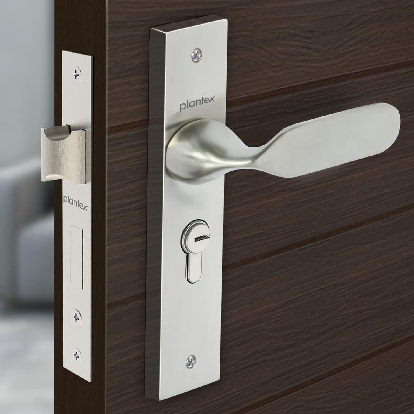 Plantex Heavy Duty Door Lock - Main Door Lock Set with 3 Keys/Mortise ...