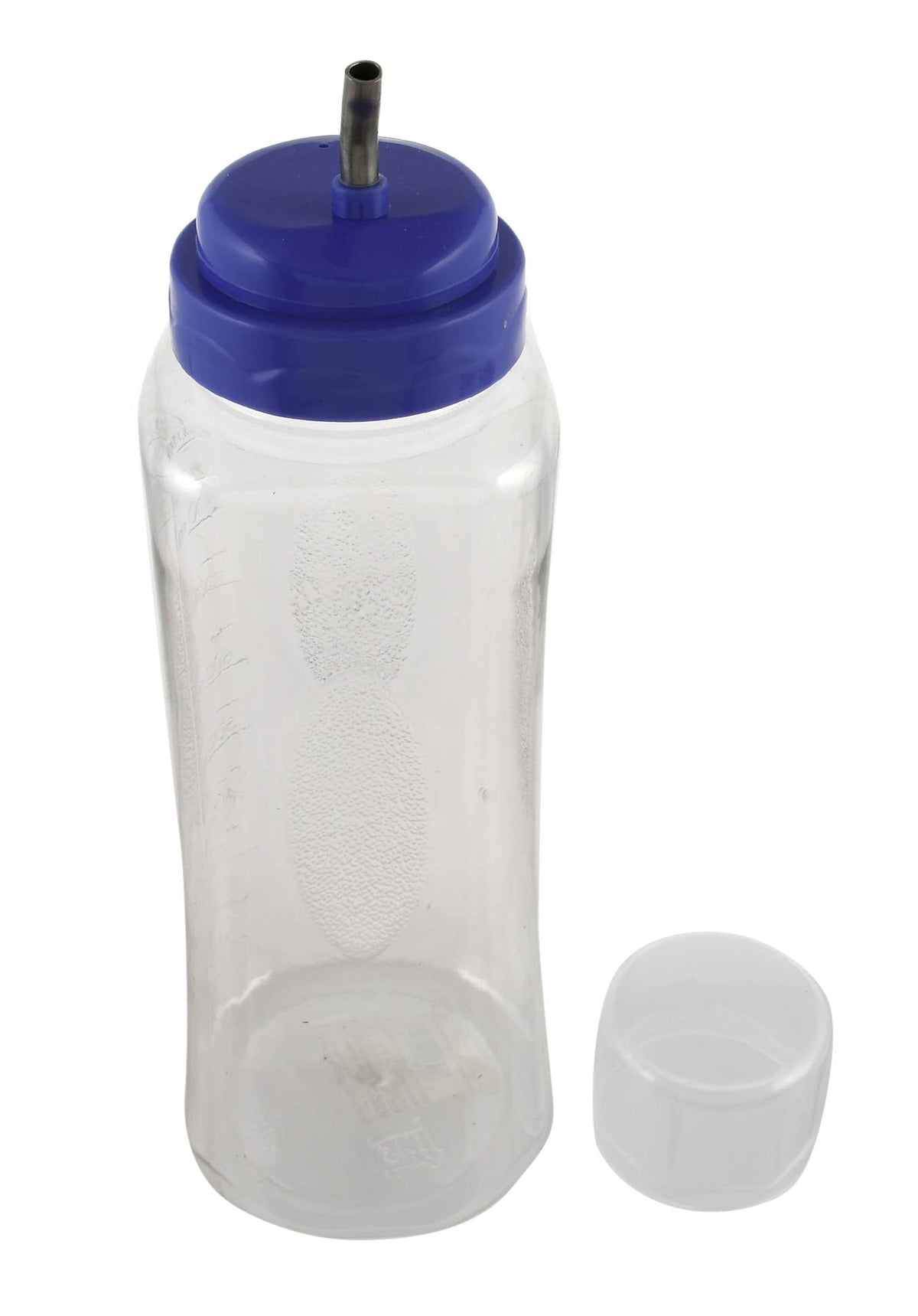 Kuber Industries Plastic Drop Oil Bottle Dispenser for Kitchen,1 Litre (Purple)-KUBMART11128