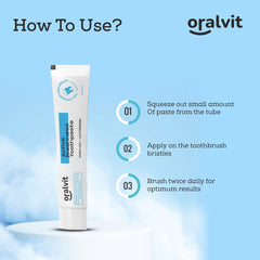 Oralvit Active Freshness Toothpaste with Nano-HAP & Lactoferrin | Daily Germ Protection| Cavity Repair | Daily Germ Protection | Eliminates Bad Breath- 100gm (Pack of 4)