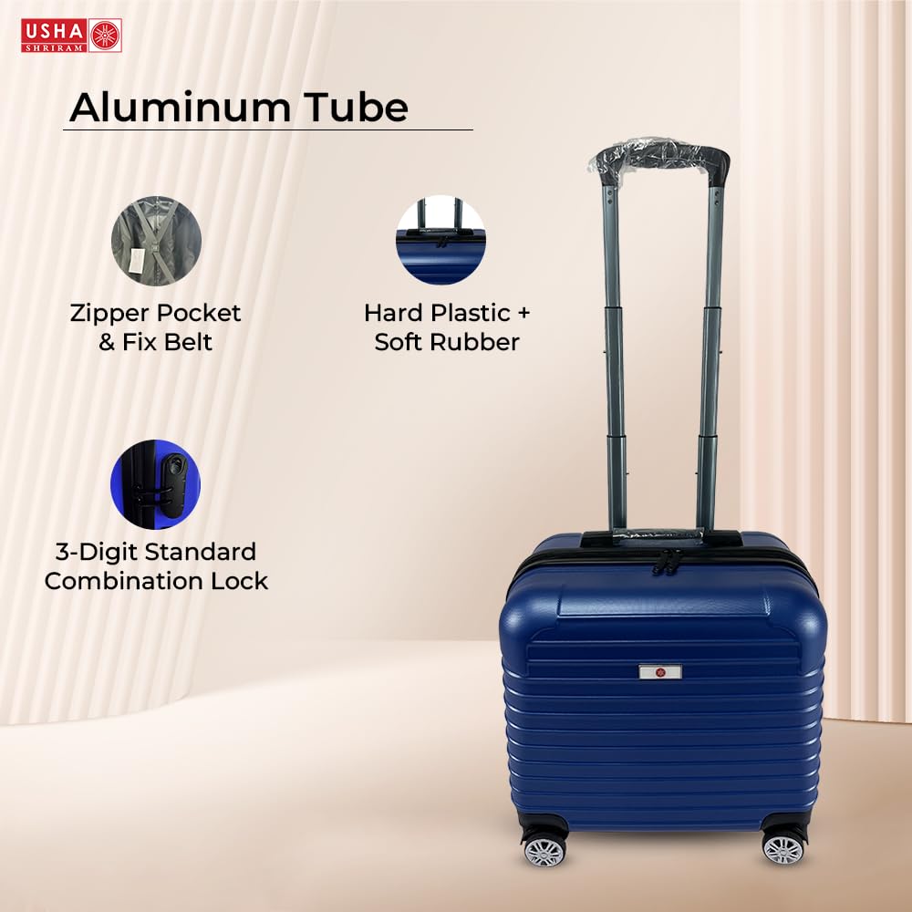1 Piece Grey.White Plastic Luggage Trolley Bag, Size: 26 Inch at Rs  3000/piece in Nagpur
