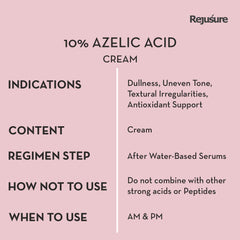 Rejusure 10% Azelaic Acid Suspension Treats Dark Spots, Acne Marks & Evens Skin Tone 50ml (Pack of 5)