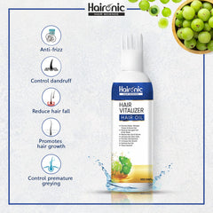 Haironic Hair Science Hair Vitalizer Hair Oil | Prevents Hair Fall | Restore Damaged Hair & Hair Roots – 100ml