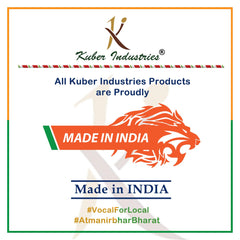 Kuber Industries Multiuses Large M 30 Plastic Basket/Organizer with Lid (Brown) -46KKM05, Standard