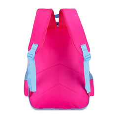 THE CLOWNFISH KidVenture Series Polyester 22 Litres Kids Backpack School Bag Daypack Sack Picnic Bag for Tiny Tots Child Age 5-7 years (Blush Pink)