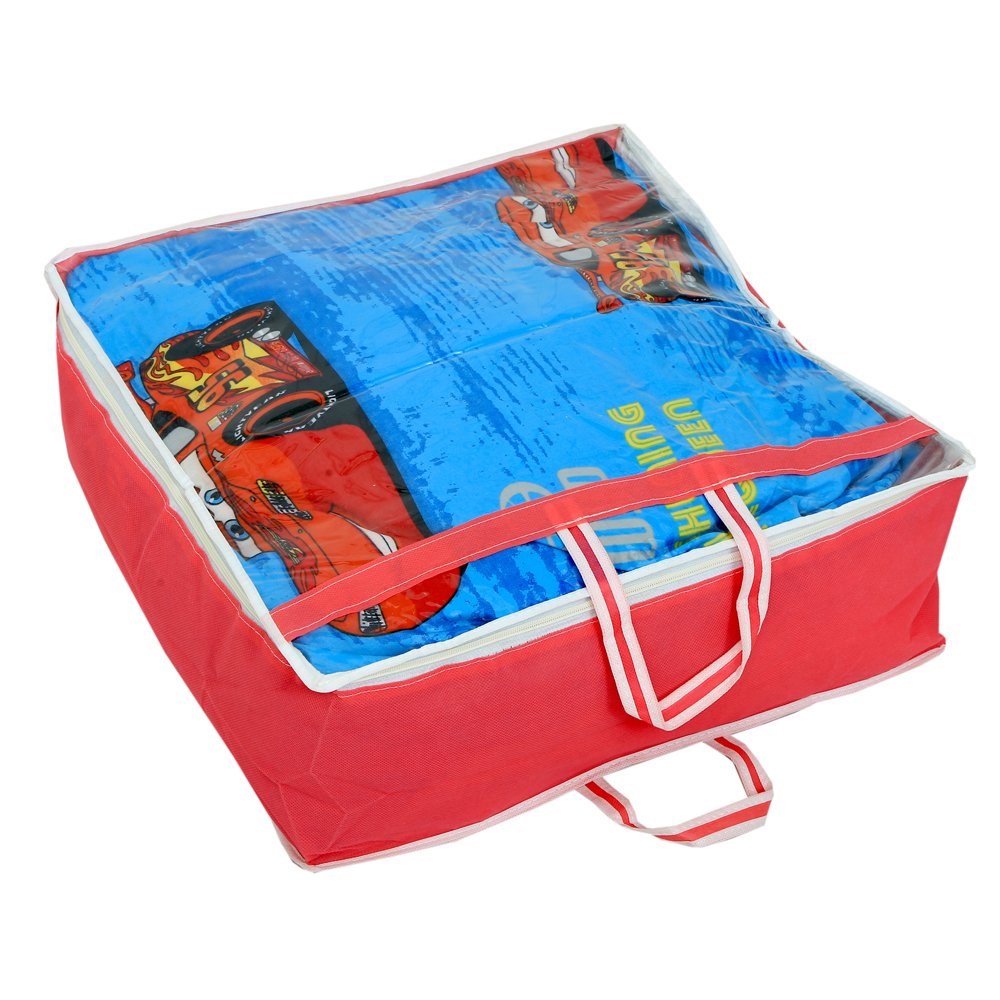 Kuber Industries Non Woven Blanket Organiser, Pink (KI12757)