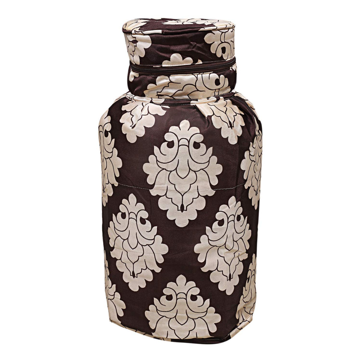 Kuber Industries Cotton 1 Piece Cylinder Cover (Brown)-CTKTC28092