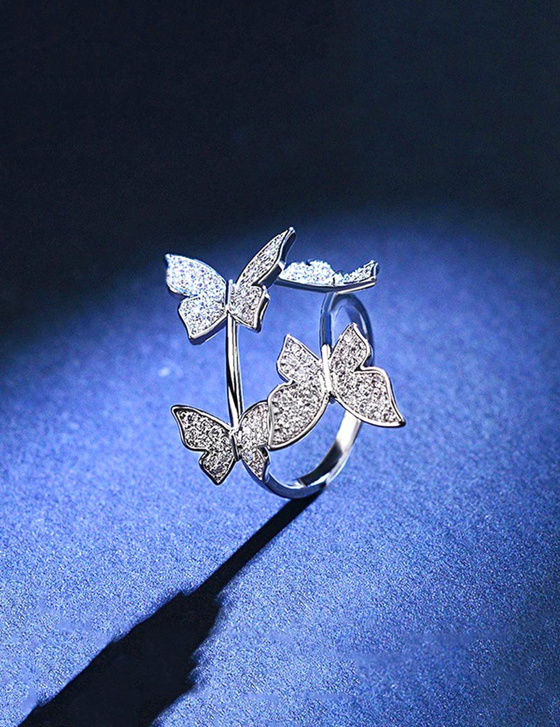 Yellow Chimes Rings for Women & Girls Crystal Ring for Girls ...
