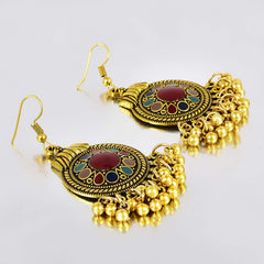 Yellow Chimes Ethnic Vintage Fusion Dangle Earring for Women & Girls