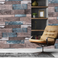 Kuber Industries Foam Brick Pattern 3D Wallpaper for Walls | Soft PE Foam| Easy to Peel, Stick & Remove DIY Wallpaper | Suitable on All Walls | Pack of 2 Sheets,70 cm X 70 cm